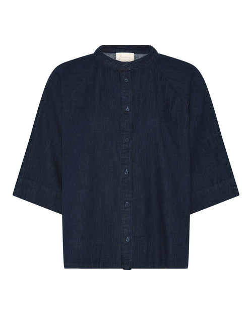 FRAU Abu Dhabi Denim Skjorte i Dark blue denim