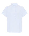 FRAU Colombo Flaese Top Blue Cameo Stripe hos Ebelhus