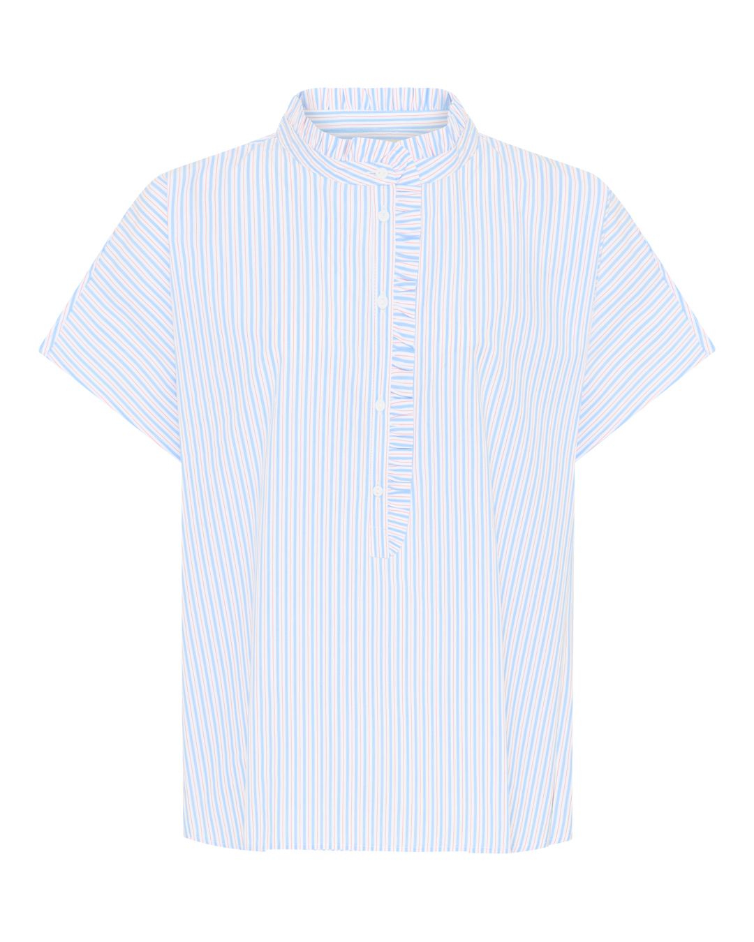 FRAU Colombo Flaese Top Blue Cameo Stripe hos Ebelhus