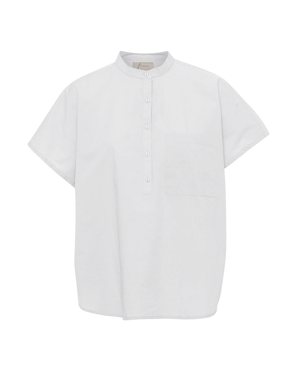 FRAU Colombo Kortærmet Top i Bright White