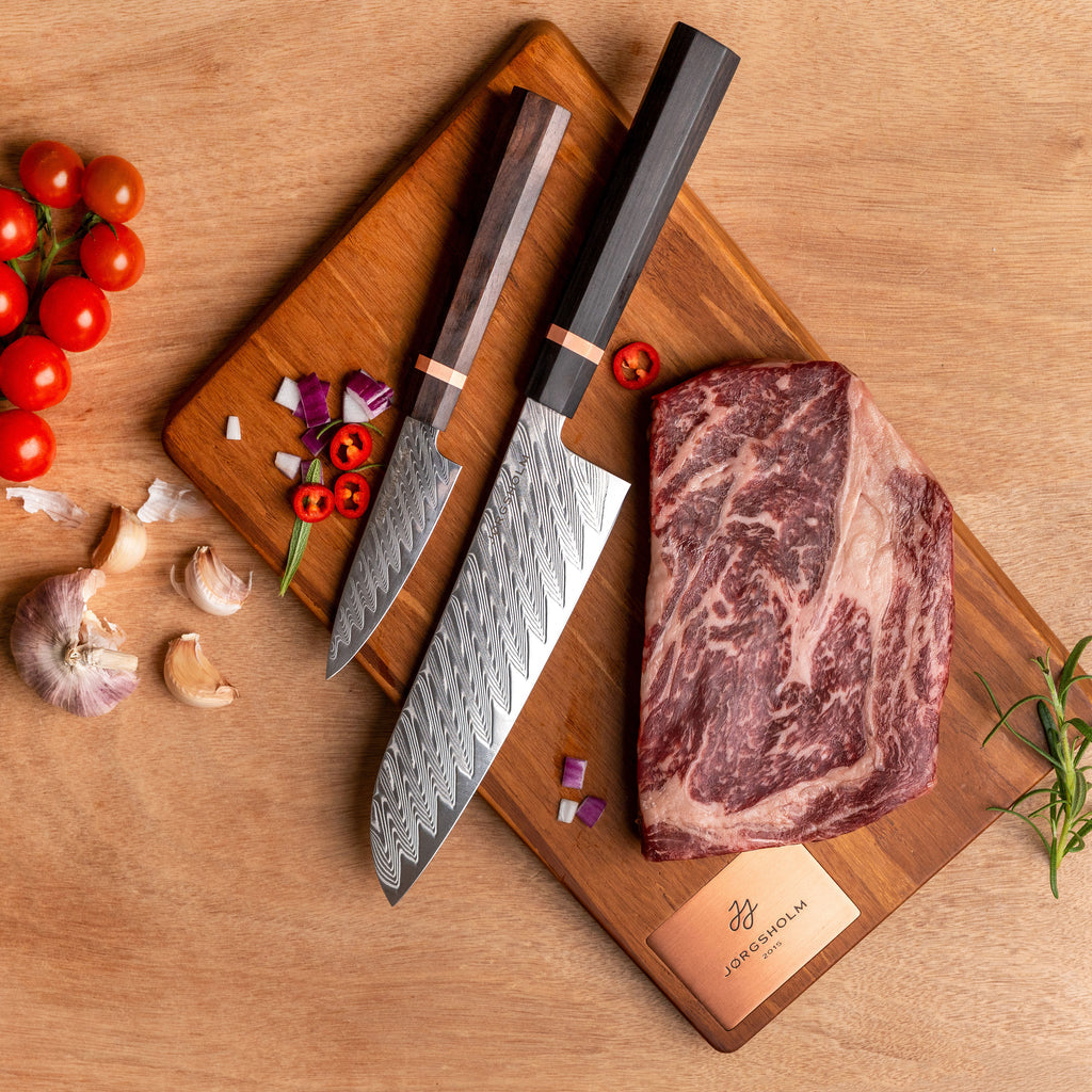Santoku Kokkekniv – detaljebillede