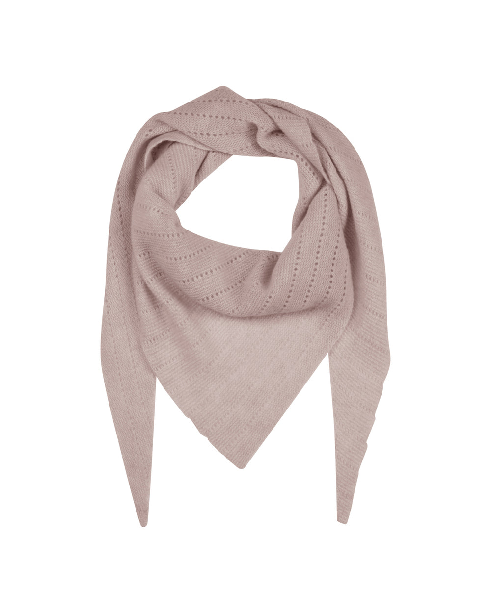 FRAU Doha Cashmere Toerklaede Large i Rose Dust