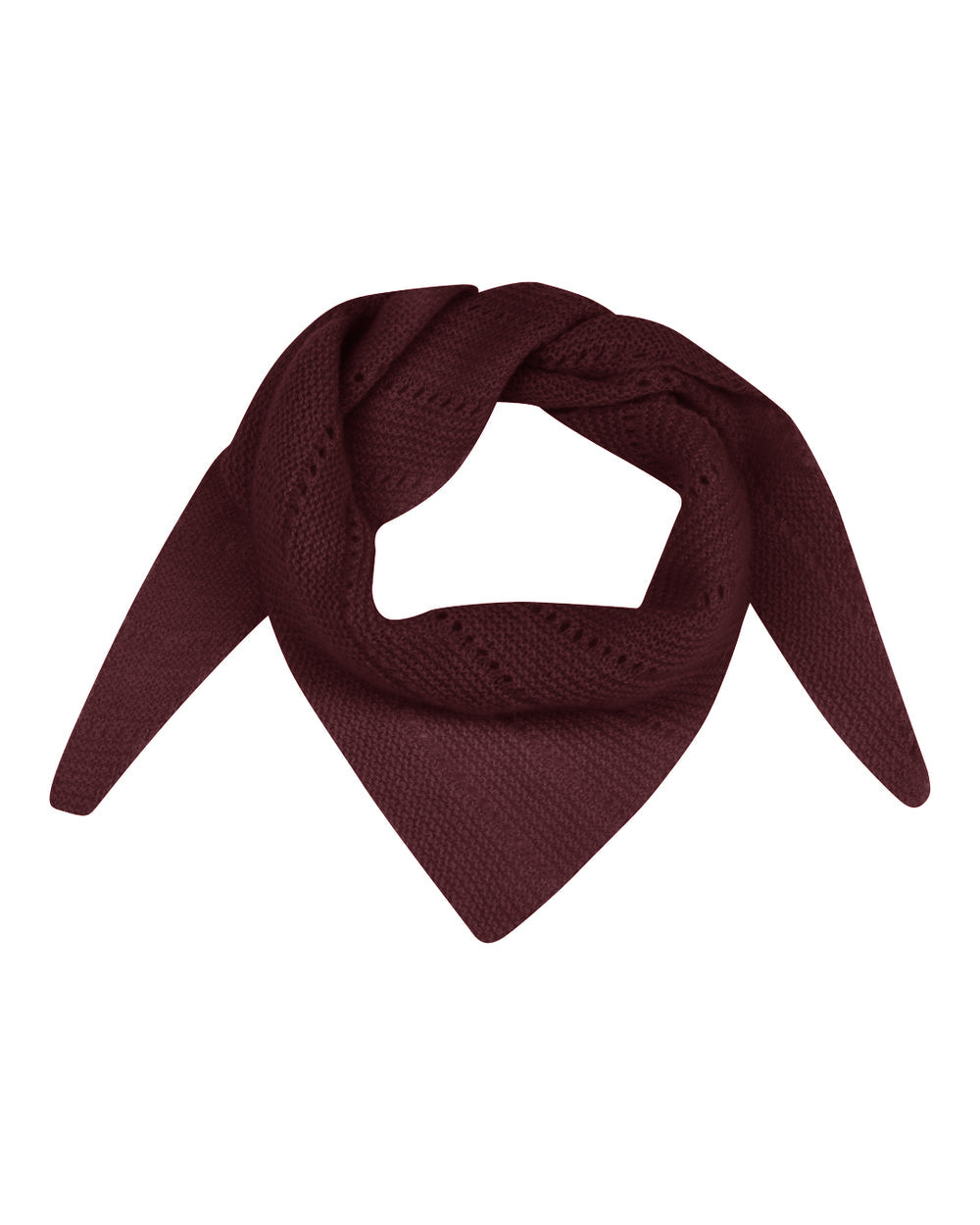 FRAU Doha Cashmere Tørklæde Small i Red Mahogany