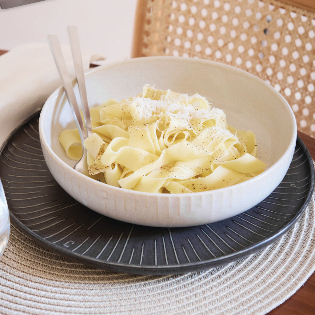 ToT Dyb Tallerken sæt (4 stk.) – Honey Truffle – detaljebillede
