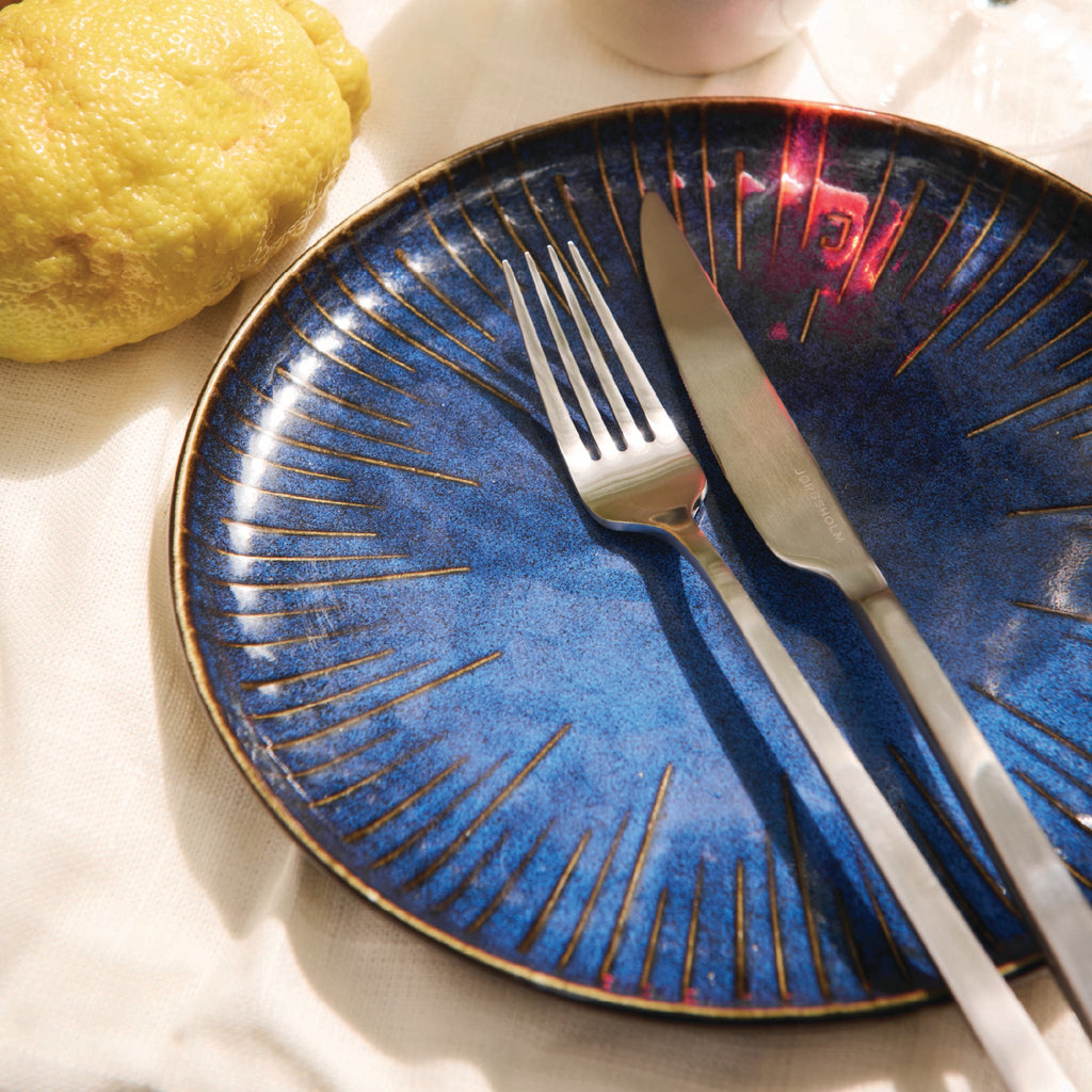 ToT Frokosttallerken sæt (4 stk.) – Blue Lobster – detaljebillede