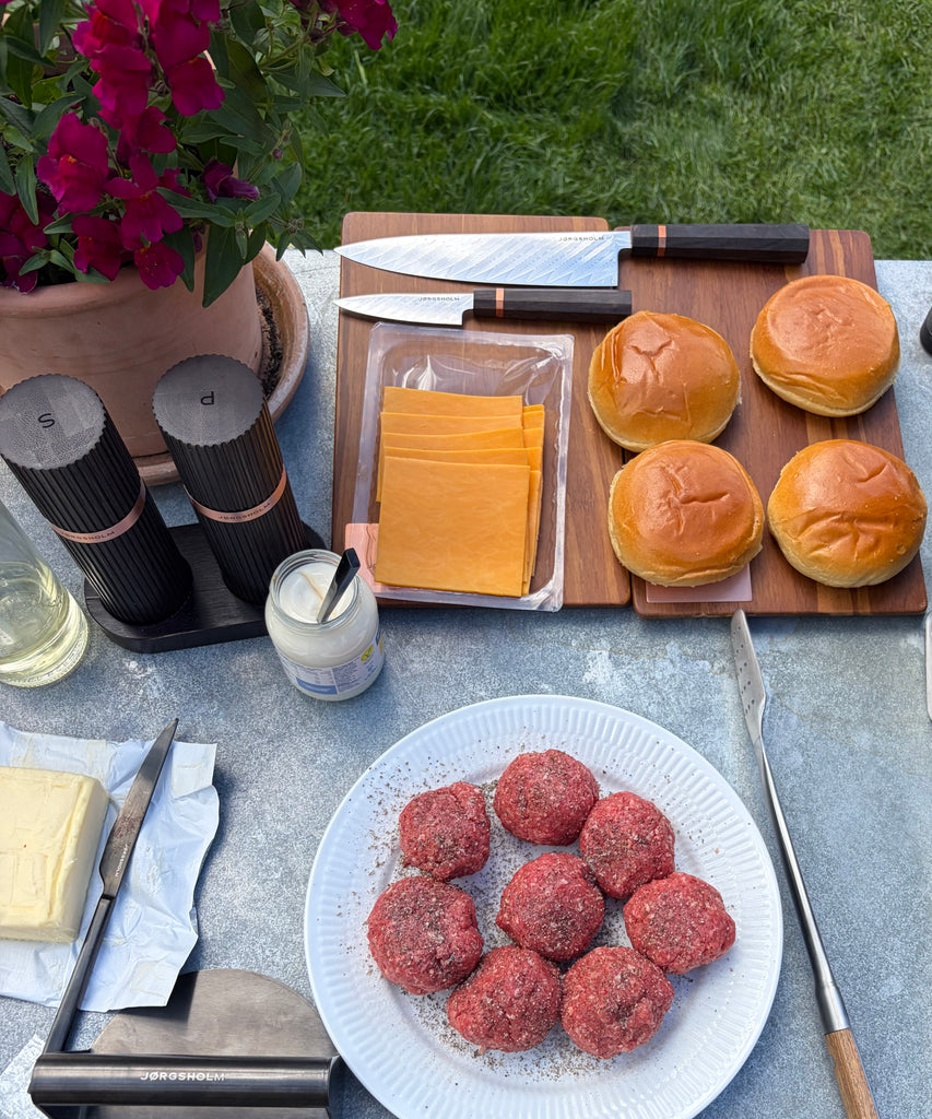 BBQ Redskaber 3 dele – i brug