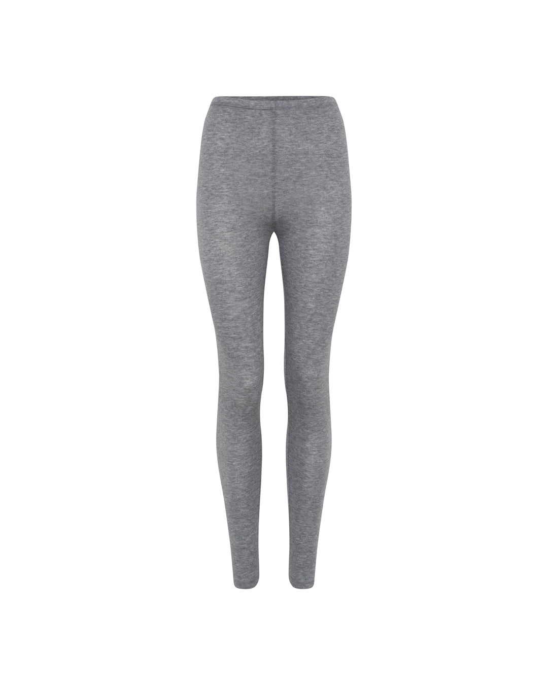 FRAU Lissabon ultratynde cashmere leggings – farve mellemgrå melange