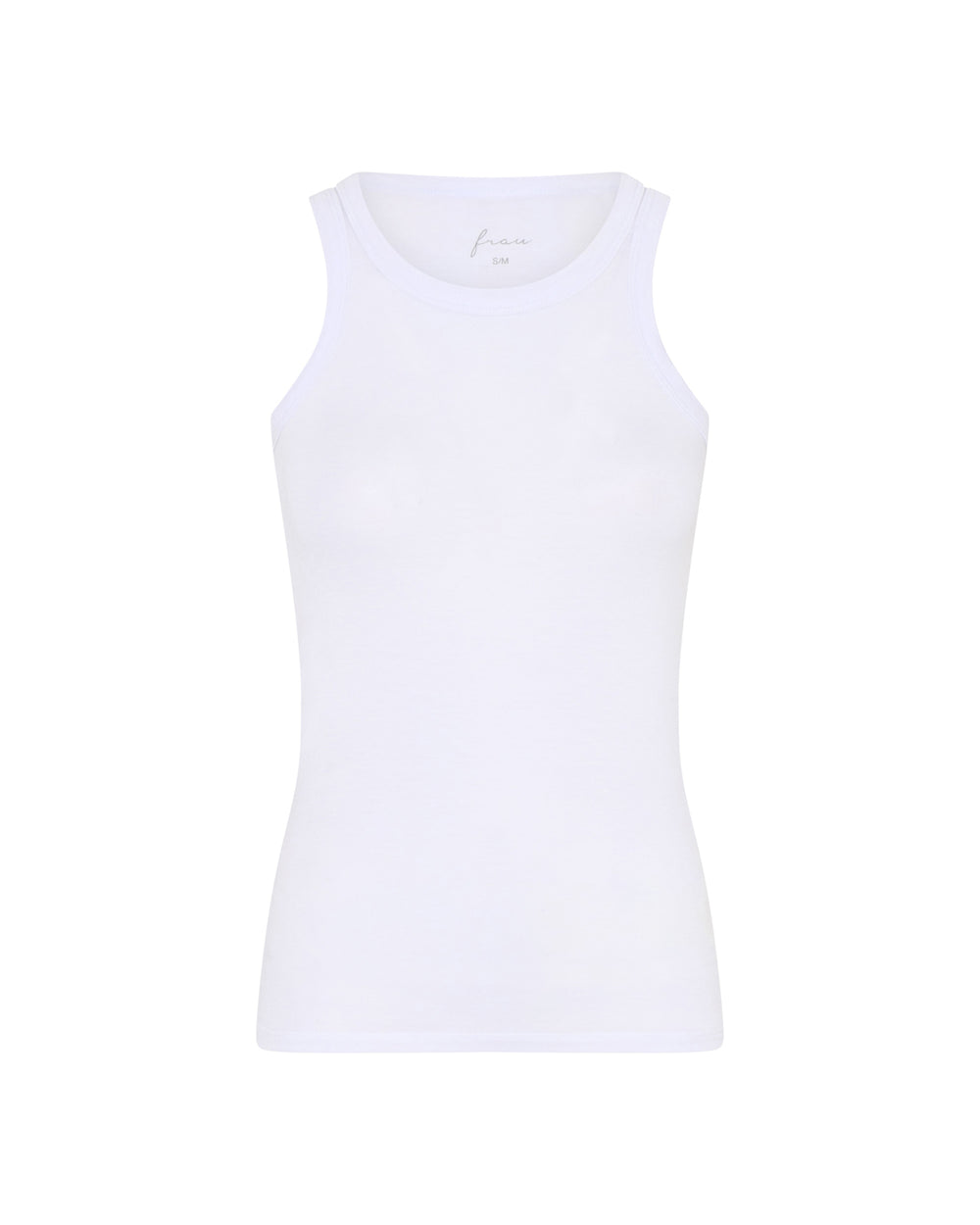 FRAU Lucca Cashmere Tanktop i Bright White størrelse L/XL