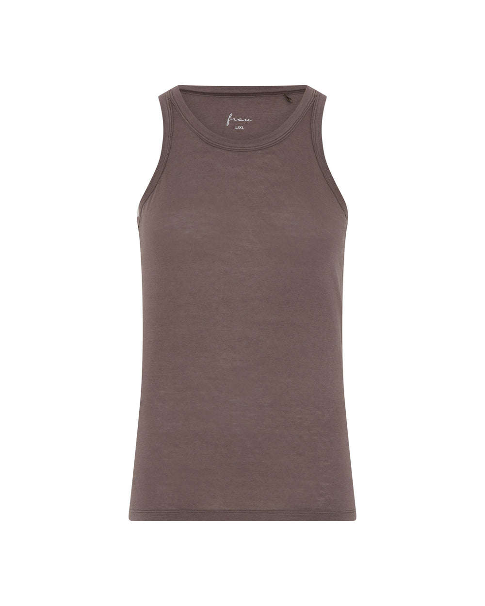 FRAU Lucca Cashmere Tanktop i Coffee Quartz størrelse L/XL