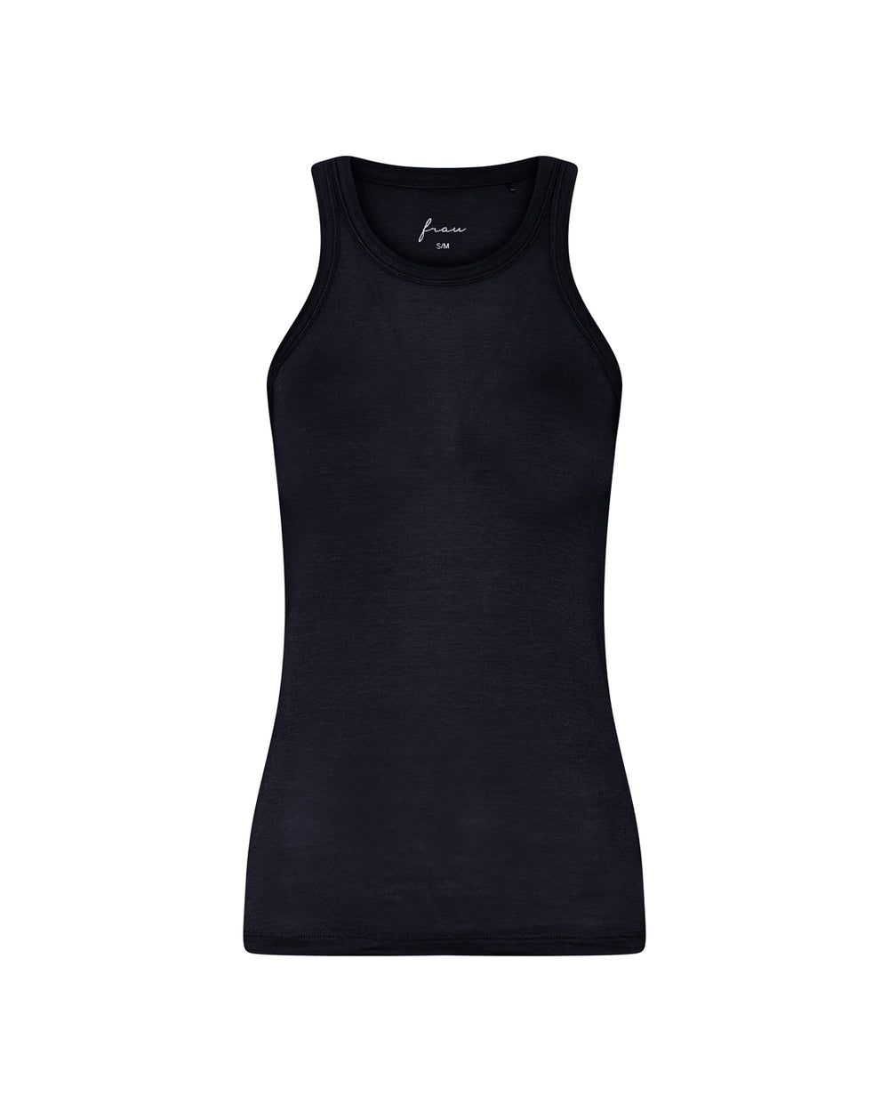 FRAU Lucca Cashmere Tank Top i Dark Navy størrelse S/M