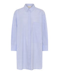 FRAU Lyon Lang Skjorte i Baby Lavender Stripe