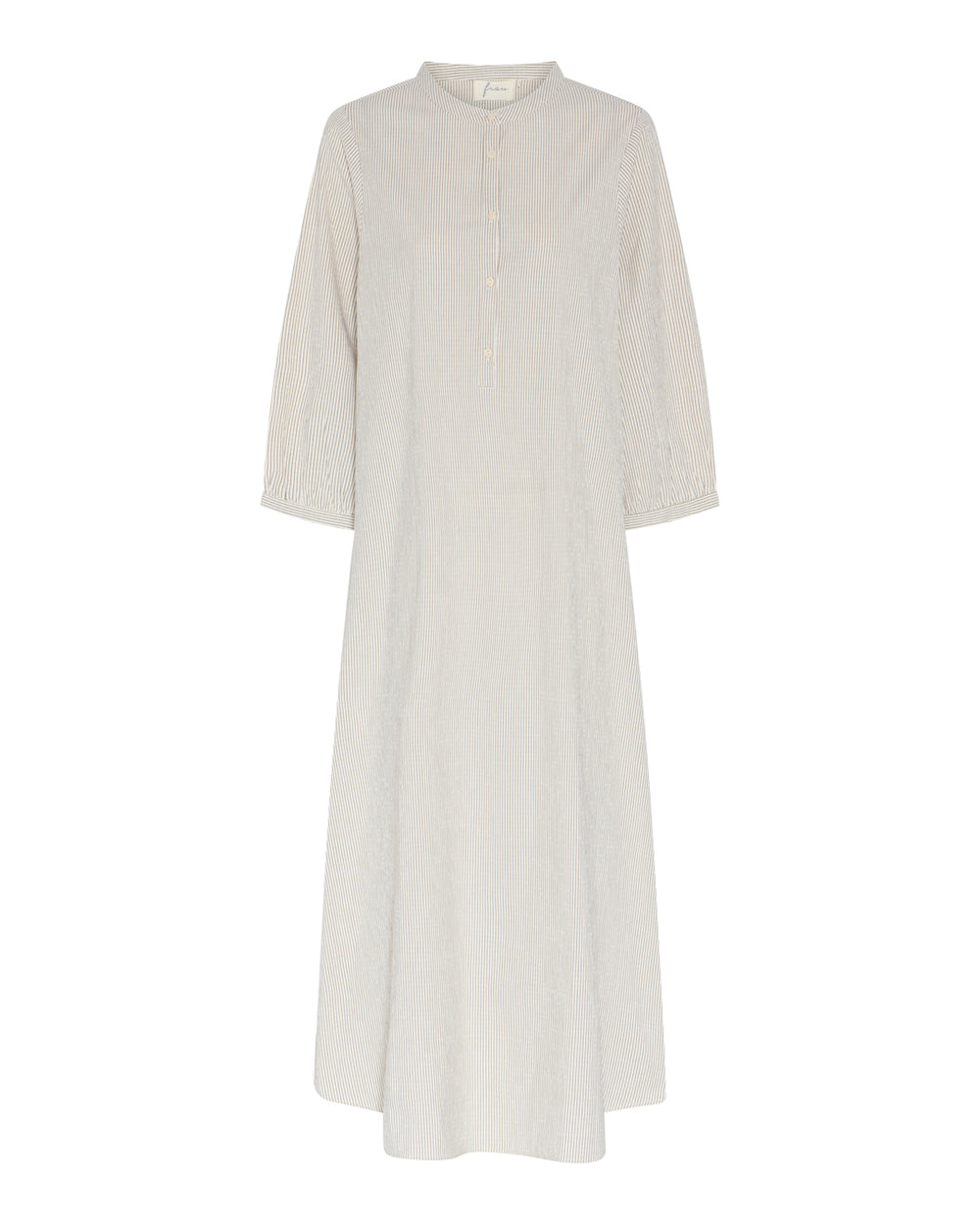FRAU Madrid Kjole i Tapioca Coffee Stripe