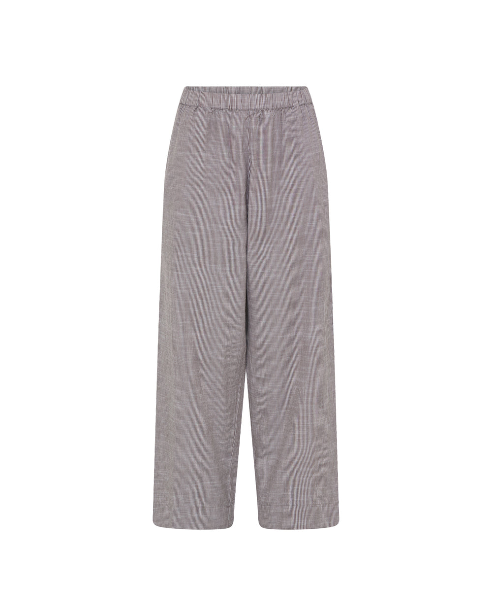FRAU Melbourne Ankelbukser i Coffee Quartz Stripe størrelse XL
