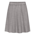 FRAU Melbourne Kort Nederdel i Coffee Quartz Stripe