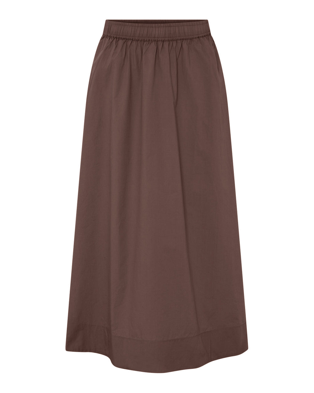 FRAU Melbourne Lang Nederdel i Coffee Quartz