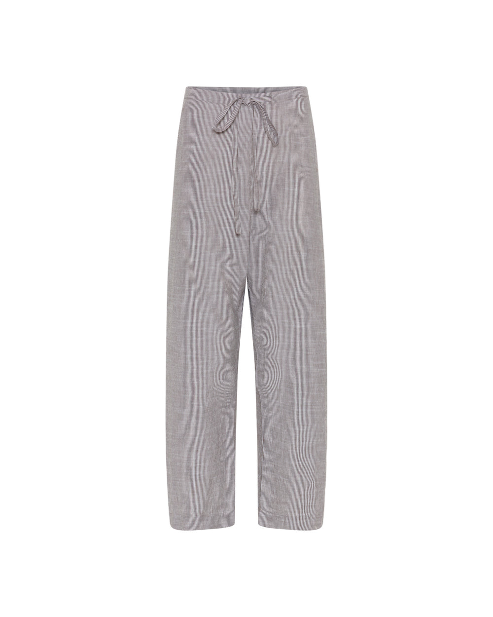 FRAU Milano Snørebuks i Coffee Quartz Stripe