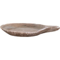 Trademark Living Jalandhar XL gammelt håndhugget marmorfad, ca. 55 x 45 cm