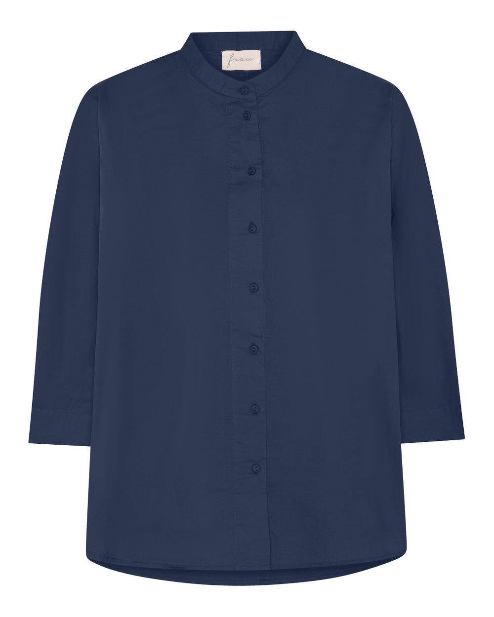FRAU Seoul Kort Skjorte AW i Navy Blazer – produktfoto