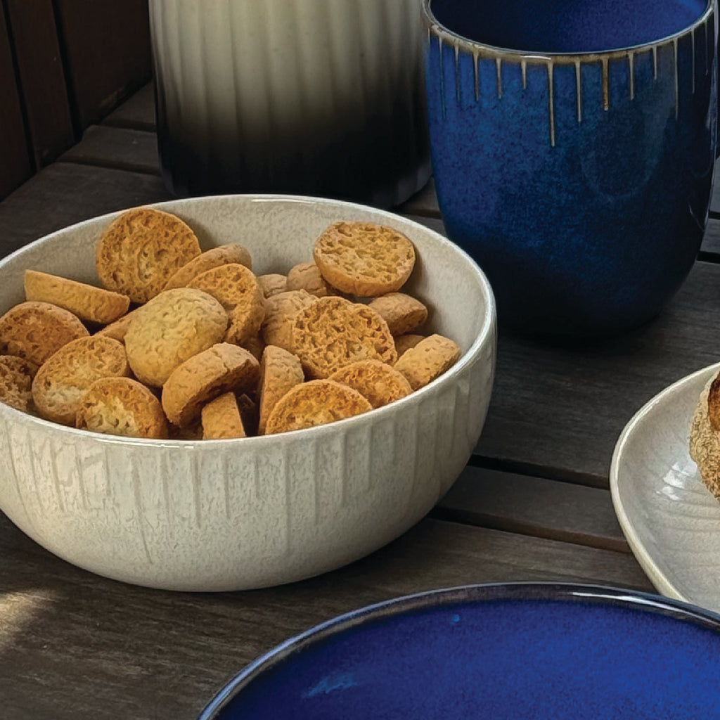 ToT Salat Skål sæt (4 stk.) – Honey Truffle – detaljebillede