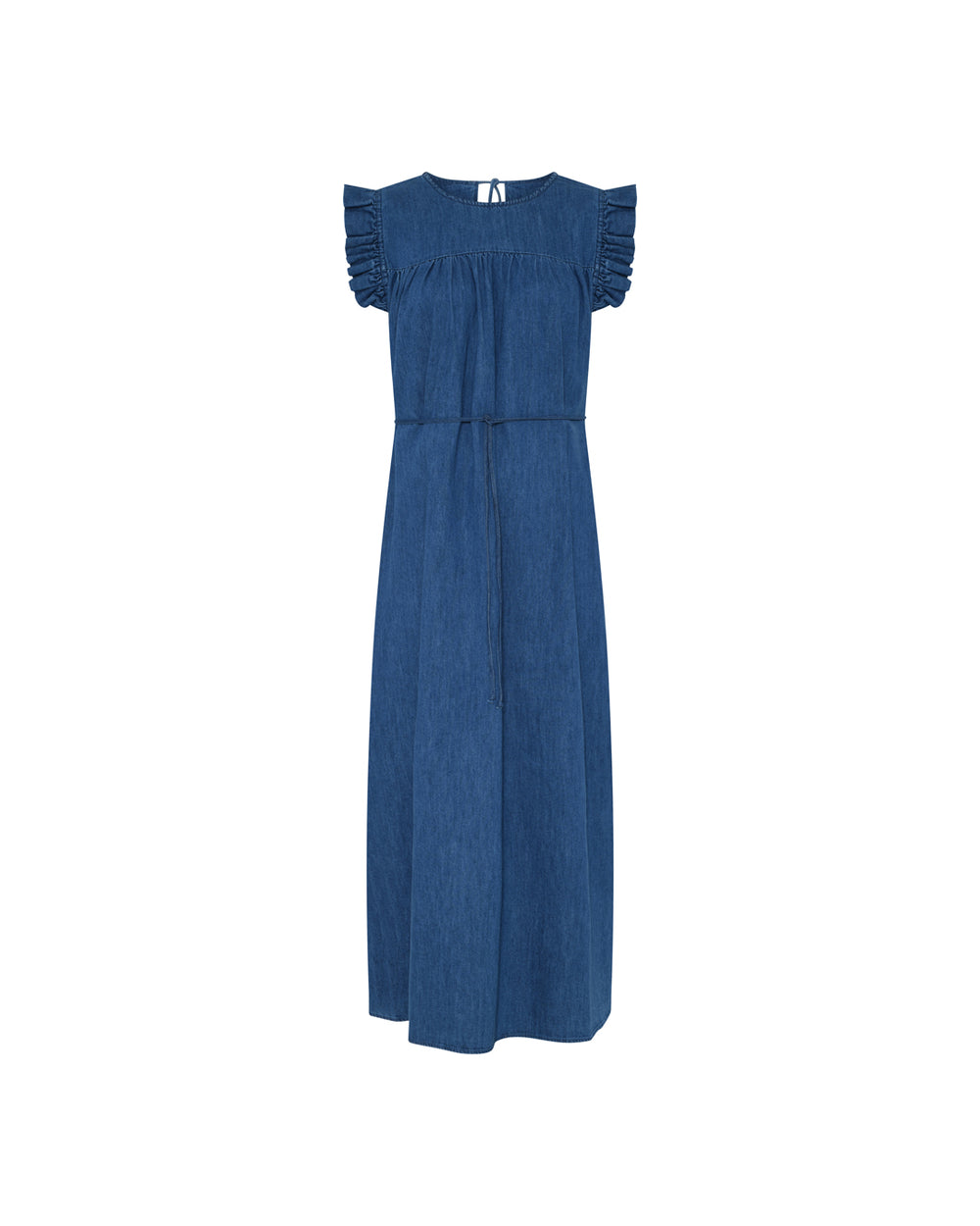 FRAU Stockholm Denim Kjole i Clear blue denim