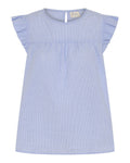 FRAU Stockholm ærmeløs top i Baby Lavender Stripe
