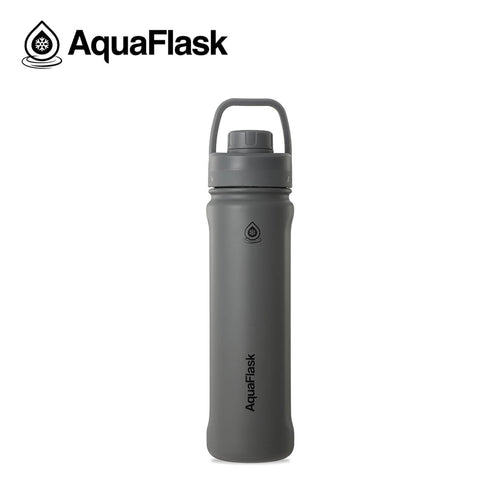 Aquaflask Sports Bottle 650 ml drikkedunk i Stone Gray