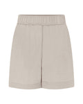 FRAU Sydney Hør Shorts i Pure Cashmere