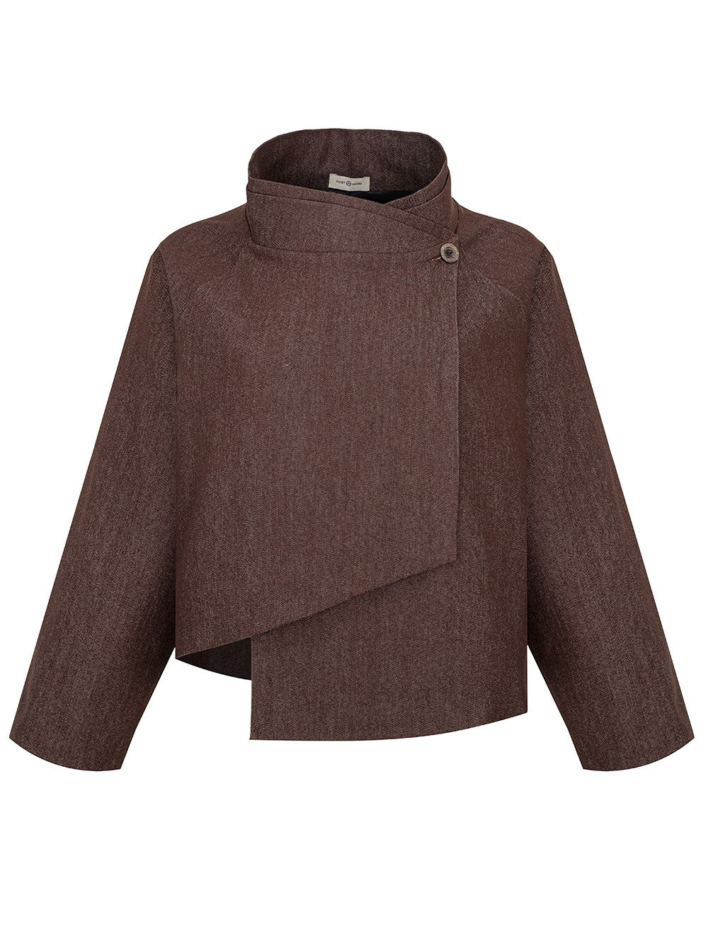 Kvist & Hjord ilAiko Cross Jacket – Chocolate Denim – produktfoto