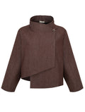 Kvist & Hjord ilAiko Cross Jacket – Chocolate Denim – produktfoto