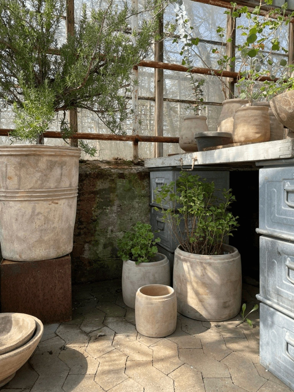 Katinka krukkesæt i antique terracotta – S/3 fra B Green hos Ebelhus - billede 3
