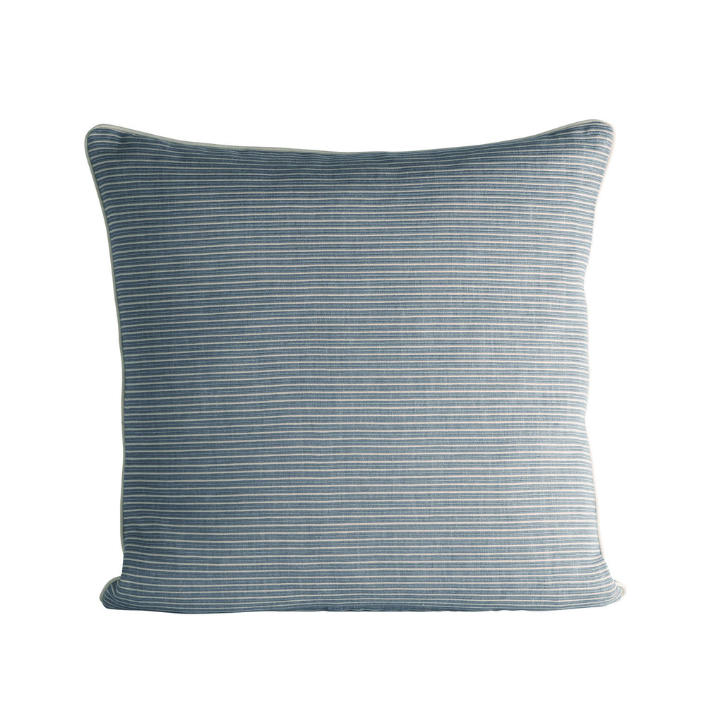 Ribb pudebetræk 55x55 i bomuld – denim