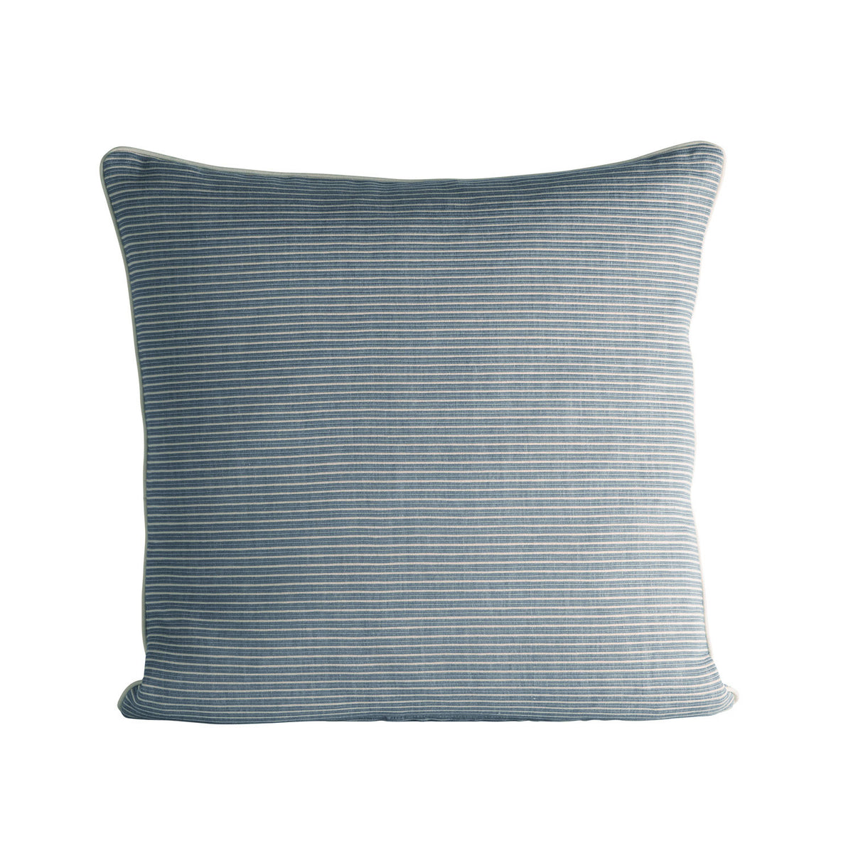Ribb pudebetræk 55x55 i bomuld – denim