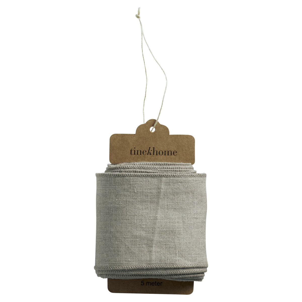 Hørbånd 8 cm x 5 m – natur
