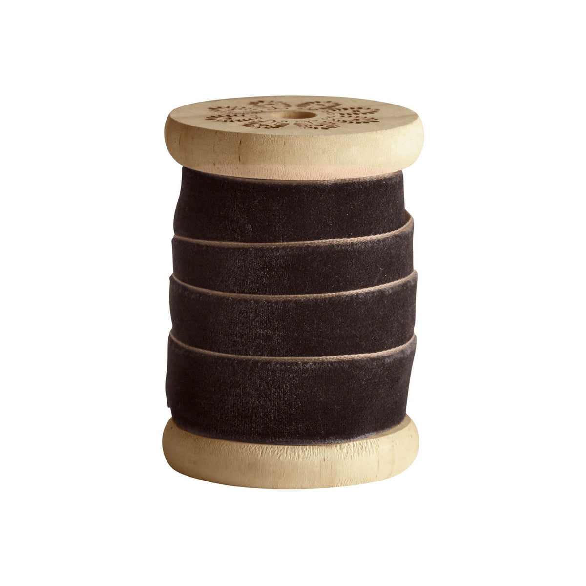 Velourbånd 2 cm x 5 m – mocca