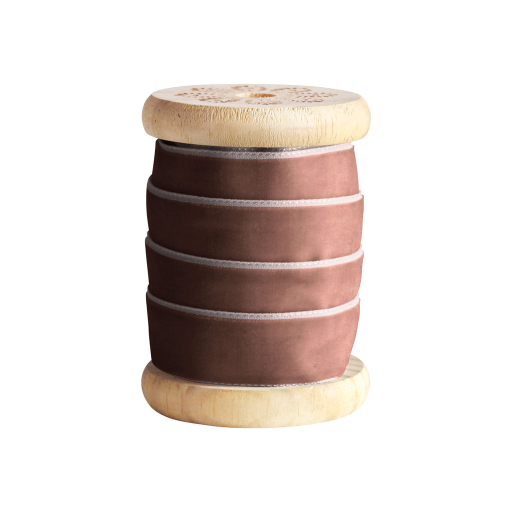 Velourbånd 2 cm x 5 m – wine