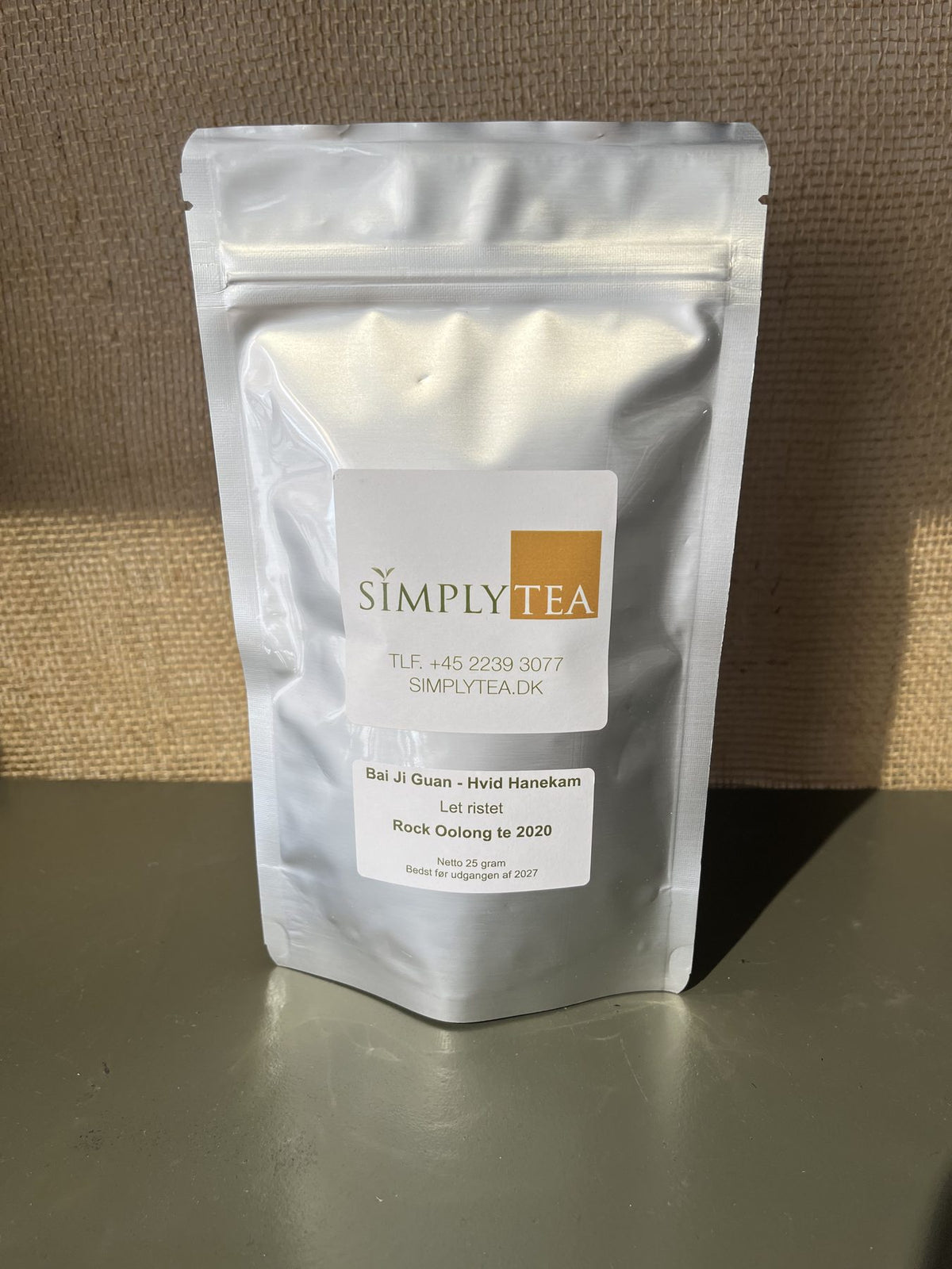 Aged Bai Ji Guan – Hvid Hanekam 2020 – oolong 25 g – produktfoto