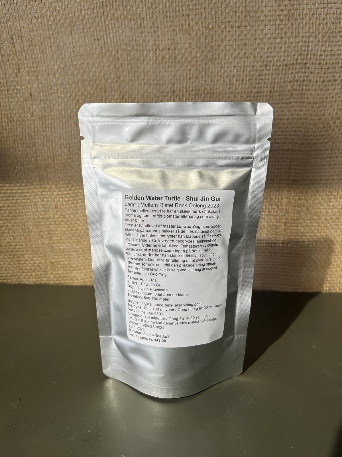 Shui Jin Gui – Golden Water Turtle 2023 – oolong 25 g – produktfoto