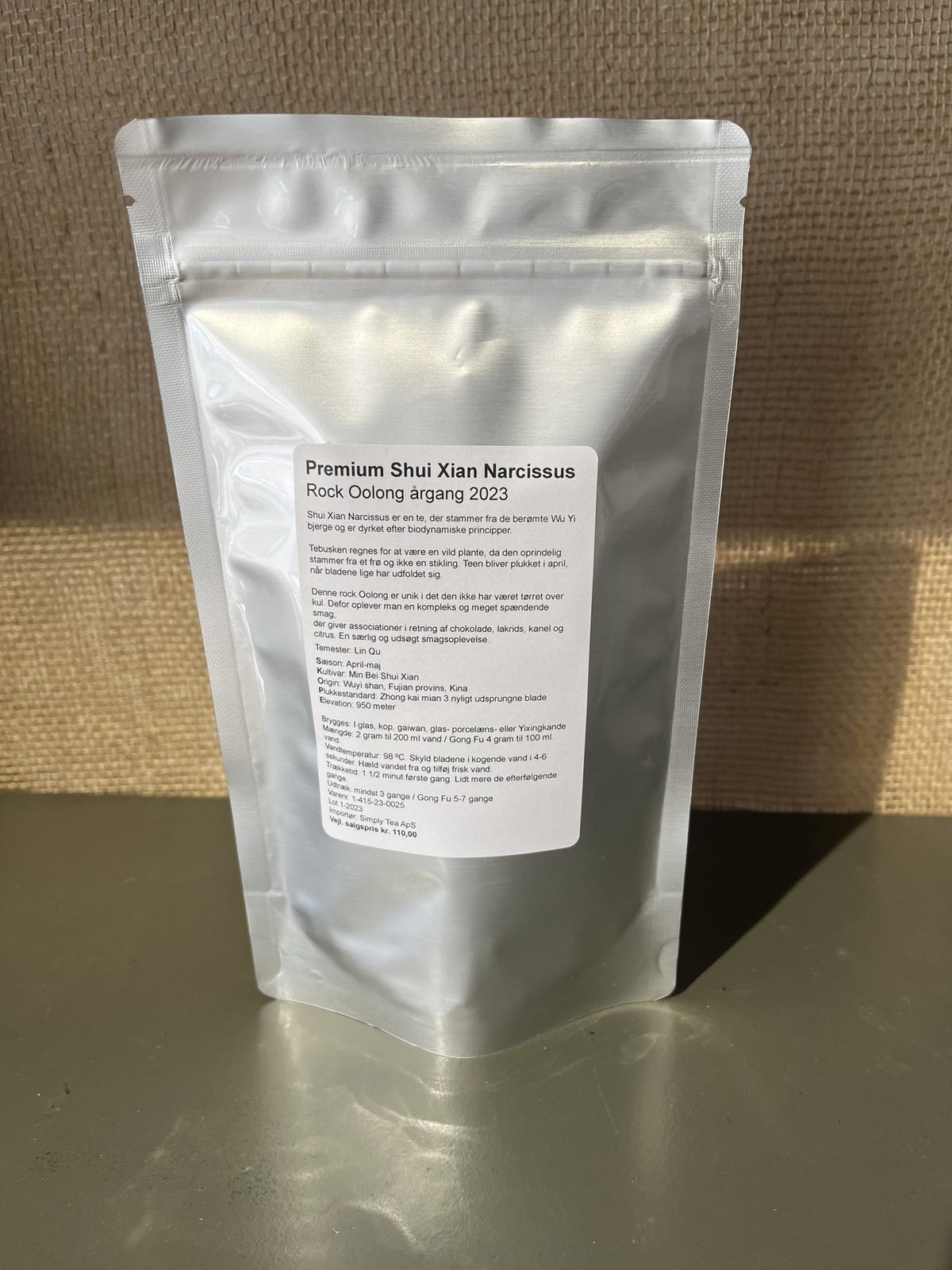 Lagret Premium Shui Xian – oolong 25 g – produktfoto