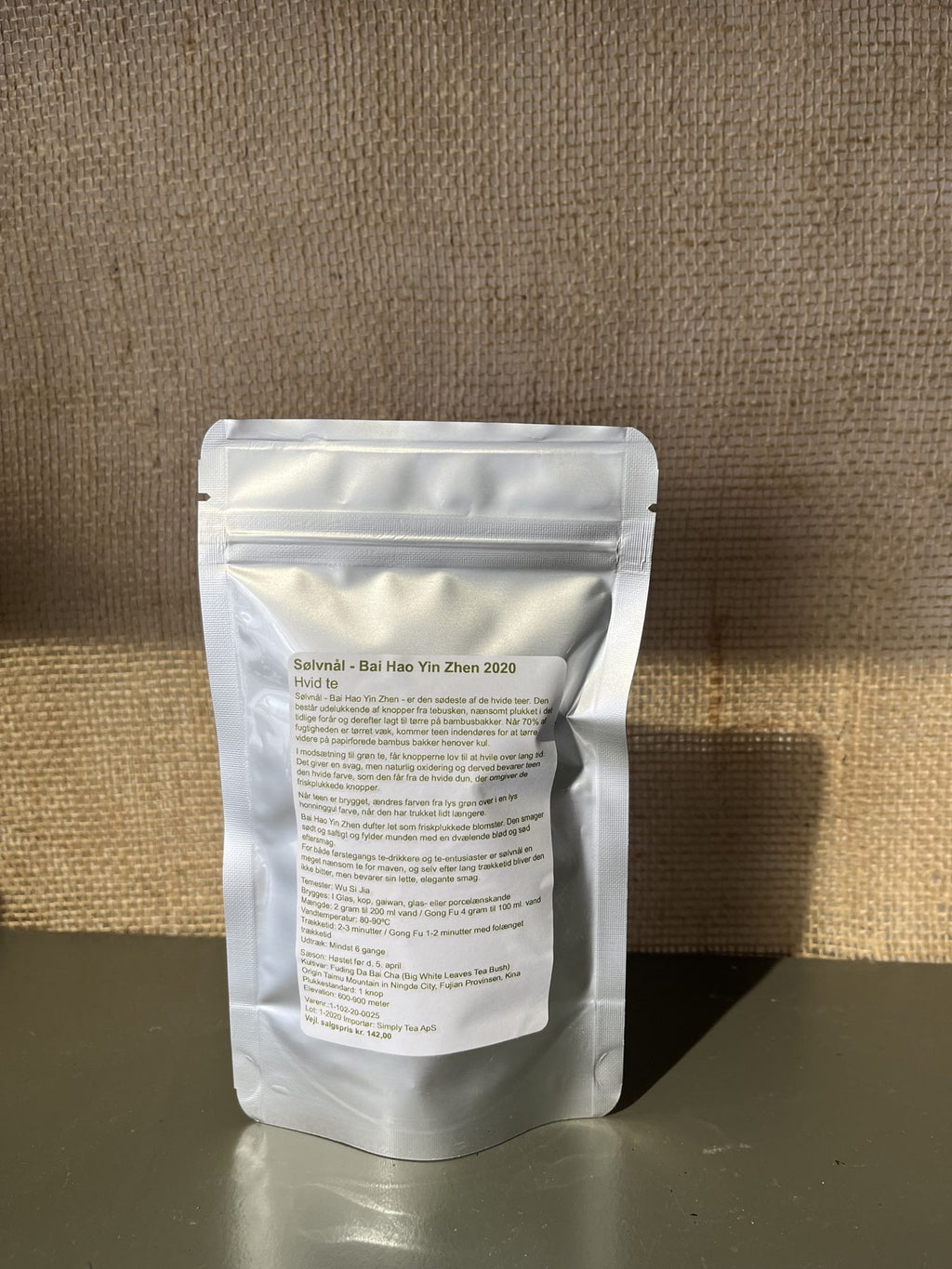 Sølvnål Bai Hao Yin Zhen – hvid te 25 g – produktfoto
