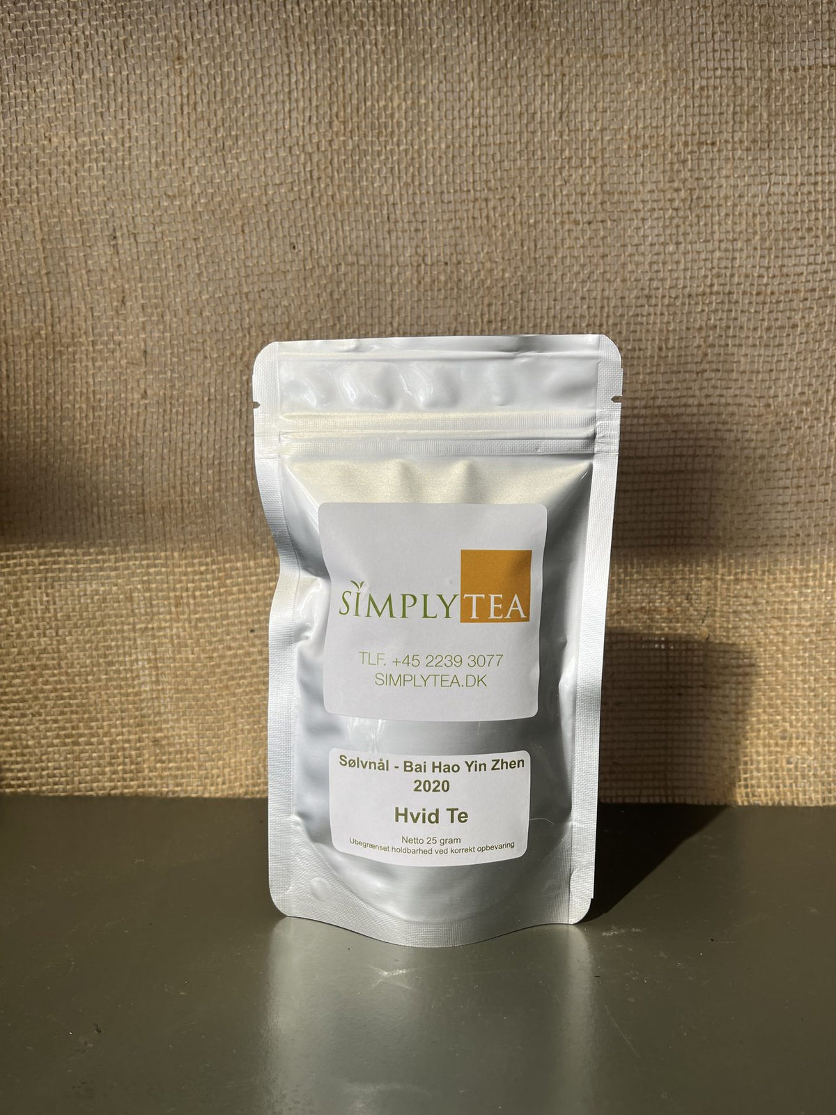 Sølvnål Bai Hao Yin Zhen – hvid te 25 g – produktfoto