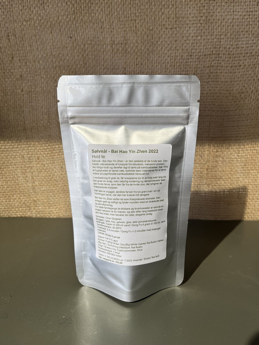 Sølvnål Bai Hao Yin Zhen – hvid te 25 g – produktfoto