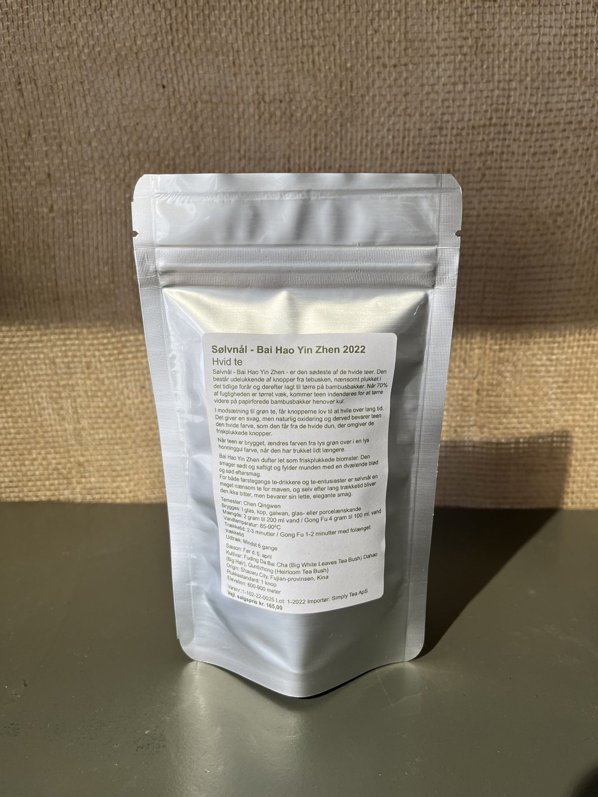Sølvnål Bai Hao Yin Zhen – hvid te 25 g – produktfoto