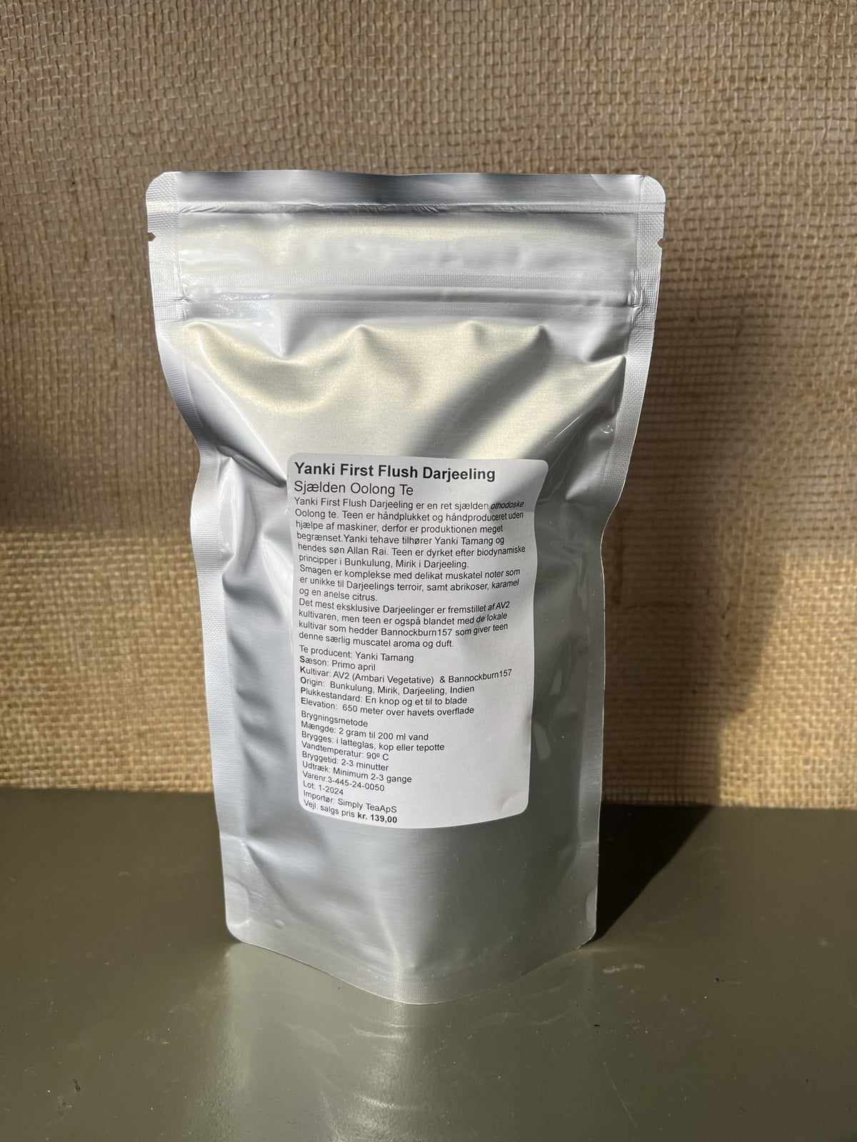 Yanki First Flush Darjeeling Oolong – produktfoto