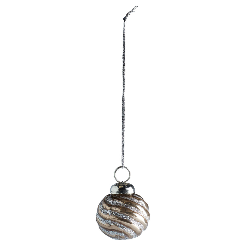 Julekugler Ø 2,5 cm, 7 stk. – caramel