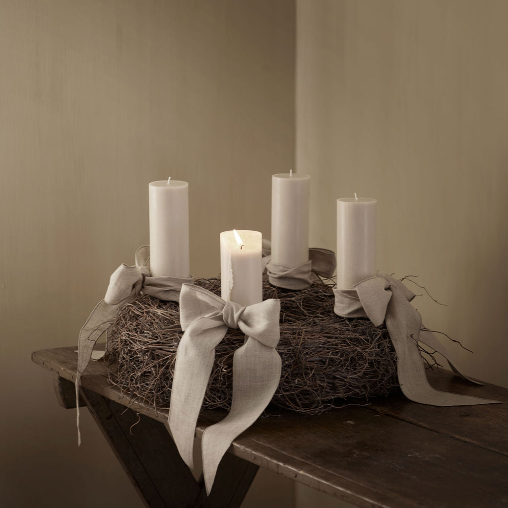 Hørbånd 8 cm x 5 m – natur